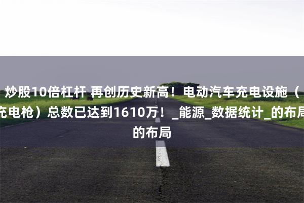 炒股10倍杠杆 再创历史新高！电动汽车充电设施（充电枪）总数已达到1610万！_能源_数据统计_的布局